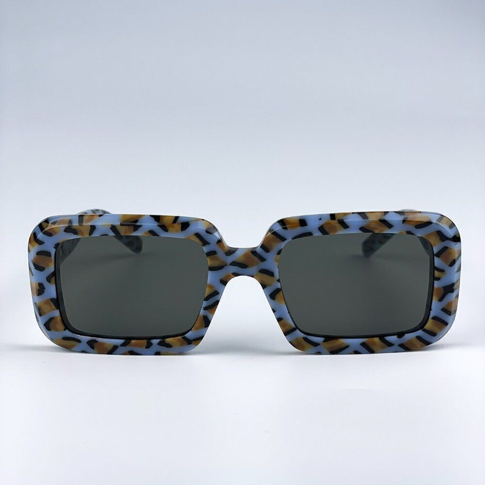 SALE! NEW Saint Laurent SL534 SUNRISE 008 Violet  Rectangle Unisex Sunglasses - Picture 4 of 12